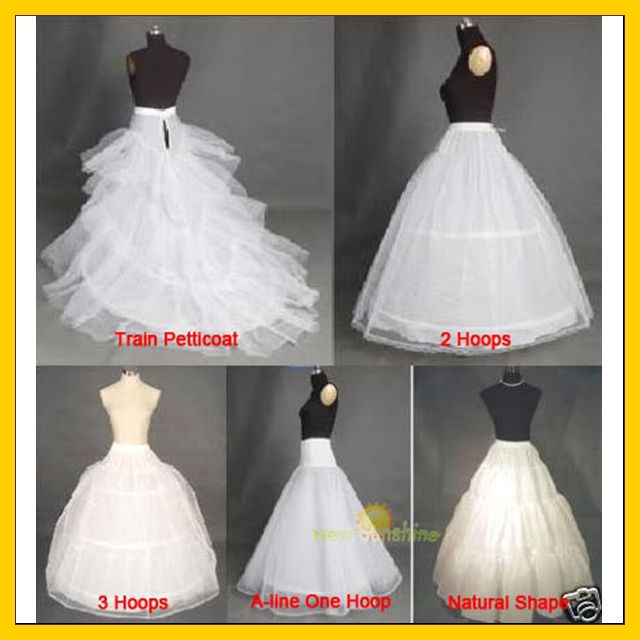5 Kinds Petticoat Can ChooseBridal Accessories Bridal Wedding Gown