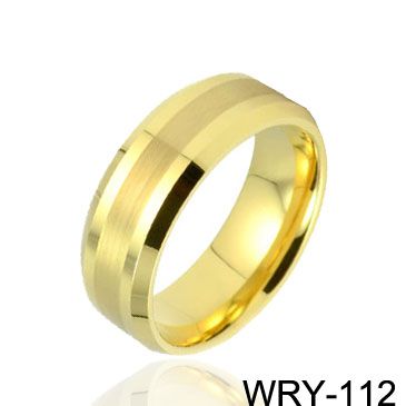 ... Gold Plated Tungsten Ring wedding bands engagement Rings gold rings