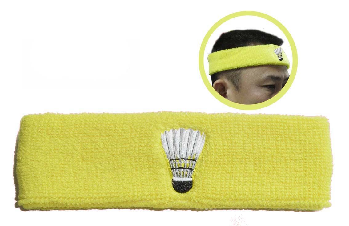 2017 Badminton Headband Sports Sweat Headband Cotton Terry Elastic