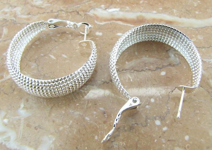 Fashion Pretty unique Fashion (Jewelry Manufacturer) 20 pcs a lot earrings 925 sterling silver jewelry factory price Fashion