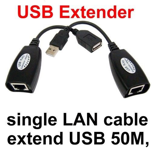 Usb Extender,Extend Usb 50m,Single Lan Cable Usb Cat5 Rj45 Lan