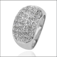 Hot new fashion ring K white Discount Diamond Fashion Rings Hot new fashion ring K white