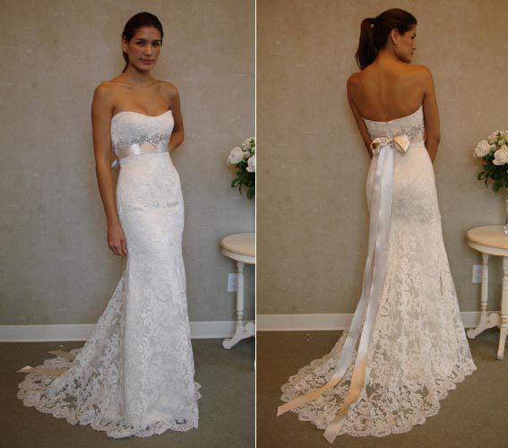 Cheap white wedding dress