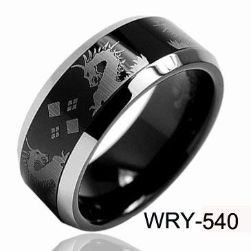... Dragon LaserBlack Ring Engagement Rings Wedding rings Mens Rings