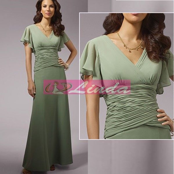 olive green mother of the groom dress