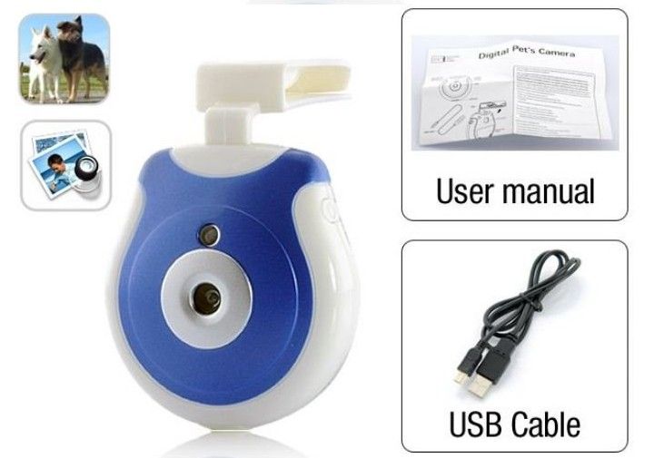 Pet's Eye View Camera Clip On Pet Digital Camera For Your Pets Digital Video Camera Digital