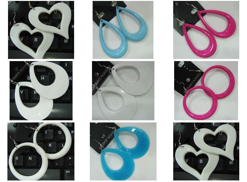 LADIES EARRINGS Girls earring Womens Earrings earring accessory 100pairs/lot #1790 Charm
