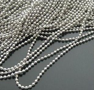 wholesale 100pcs silver plated alloy dog tags ball chain necklaces 2 4mm bead stainless bead chain dog tags fg1
wholesale 100pcs silver plated alloy dog tags ball chain necklaces 2 4mm bead stainless bead chain dog tags fg1