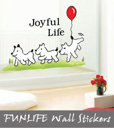 kids bedroom dog theme
 on Wholesale Wall Stickers - Buy funlife-TC1005 Kids Bedroom Puppy Dog ...