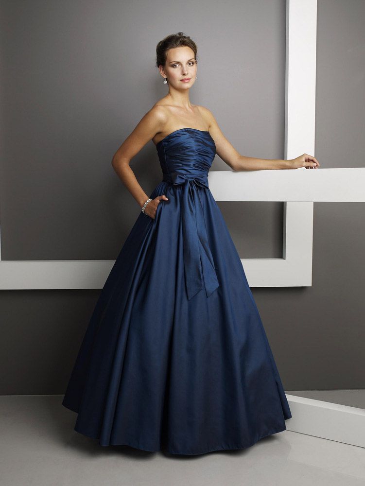 Dark blue bridesmaid dresses