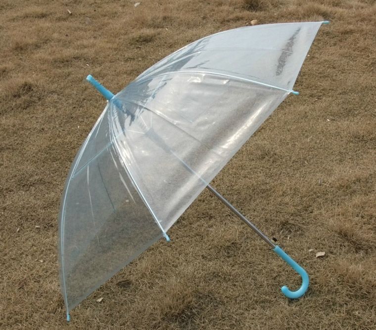 Best Selling PVC Transparent Clear Plastic Umbrella, Durable
