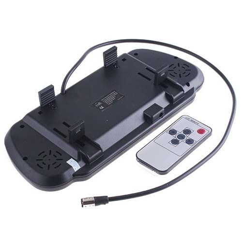 7" Car LCD Mirror Monitor + 7 IR License plate Reverse Car Reversing Backup Parking Camera Kit Waterproof