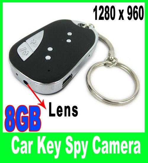 Hidden Car Key Spy Camera Remote 909 Micro Camera Mini Dv Dvr Keychain