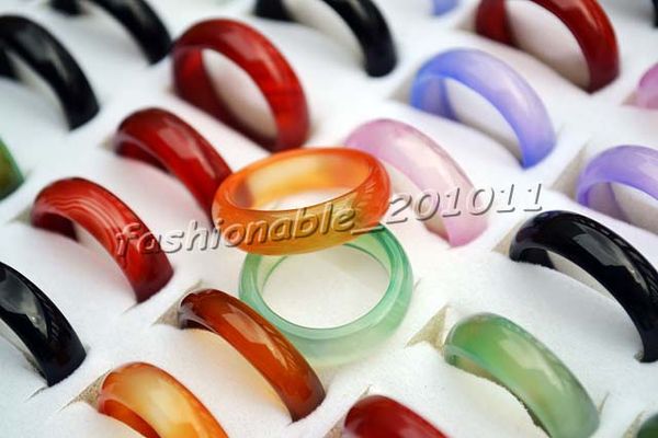 wholesale jewelry lots 100pcs Multicolor Natural Agate Stone Smooth women's Rings r0197
wholesale jewelry lots 100pcs Multicolor Natural Agate Stone Smooth women's Rings r0197
