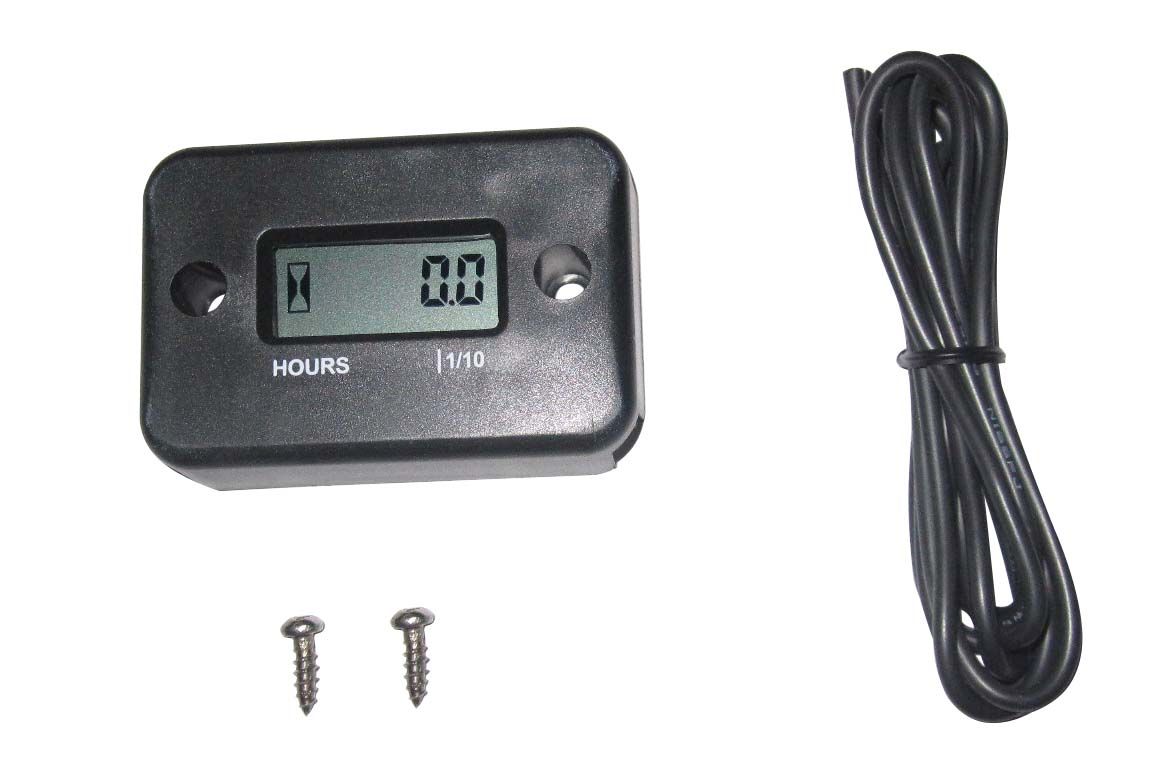2017 Marine Boat Engine Hour Meter Gauge Waterproof Black From C2_parts_store, 12.54