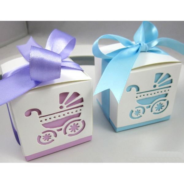 Baby Carriage Candy Boxes Wedding Favor Baby Day Out Candy Boxes Baby ...