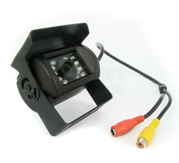18 IR LED CCD Reverse Camera 12V/24V + 4.3" LCD Car Monitor + 10m Video Cable Bus Truck Parking Rear view Kit