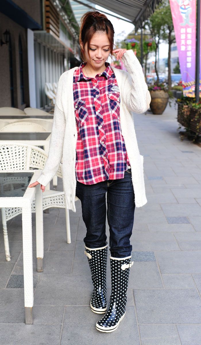 Wholesale - Women's rubber rain boots, lady's fashion rain boots, 2012