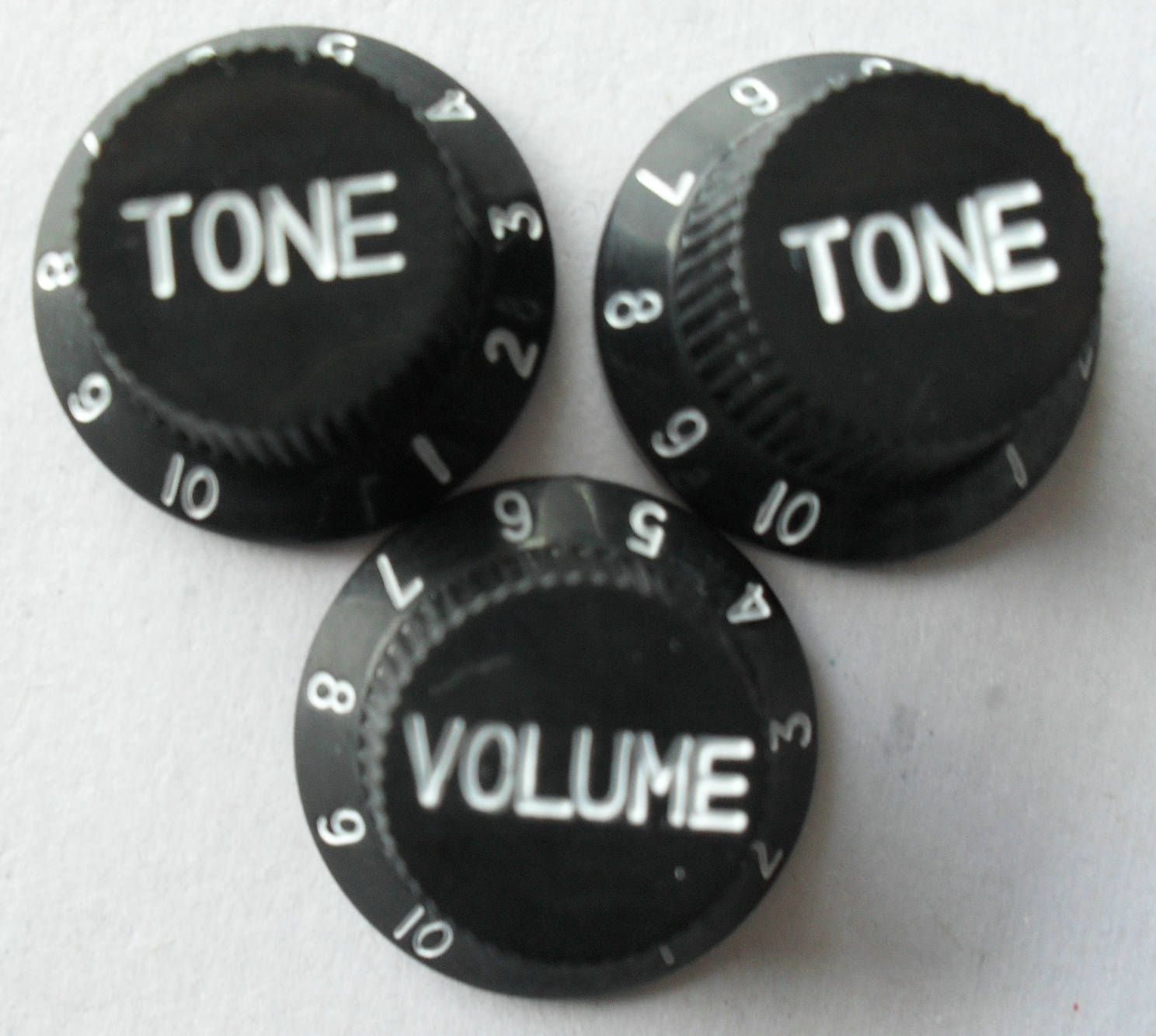 2017 Black Tone & Volume Knobs, For St Style Guitar From Luogenmei, 14