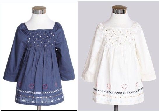 vertbaudet girls woven cotton embroidered blouse Free shipping kids ...