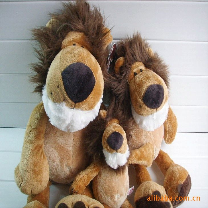 2017 Nici Plush New Long Hair Lion Plush Toys African Lion Cute Little