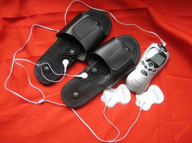 massager slipper for digital therapy machine ,tens machine ,tens massager,Foot massager, slipper.