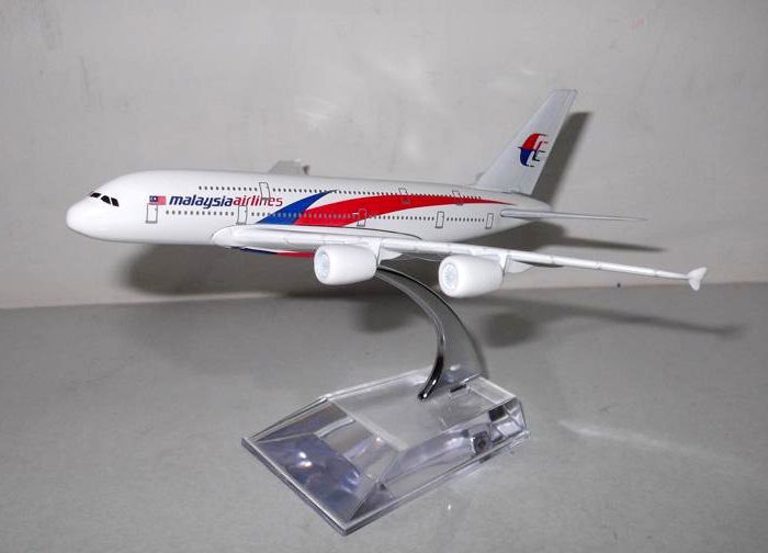 A380 Malaysia Airlines Aircraft Model,16cm,Metal Airplane Models