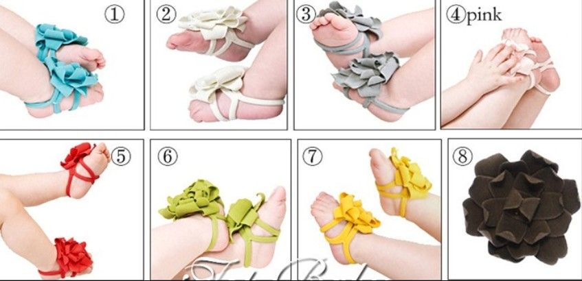 Hot sale 50pairs FASHION top baby Foot flower Baby Sandals/Barefoot Sandals/Baby Shoes/Toddler Shoes
Hot sale 50pairs FASHION top baby Foot flower Baby Sandals/Barefoot Sandals/Baby Shoes/Toddler Shoes