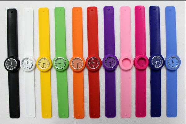 100pcs Free shipping New children size slap watch multicolor kids quartz Watch gift novel fashion watches DHL Free Shipping
100pcs Free shipping New children size slap watch multicolor kids quartz Watch gift novel fashion watches DHL Free Shipping