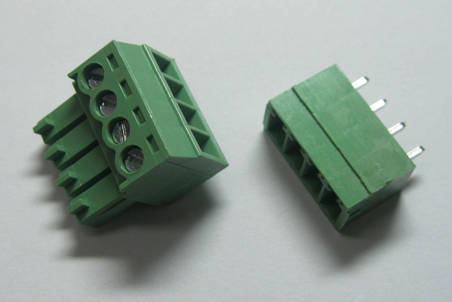 2017 4pin/Way Pitch 3.5mm Screw Terminal Block Connector Green Color T