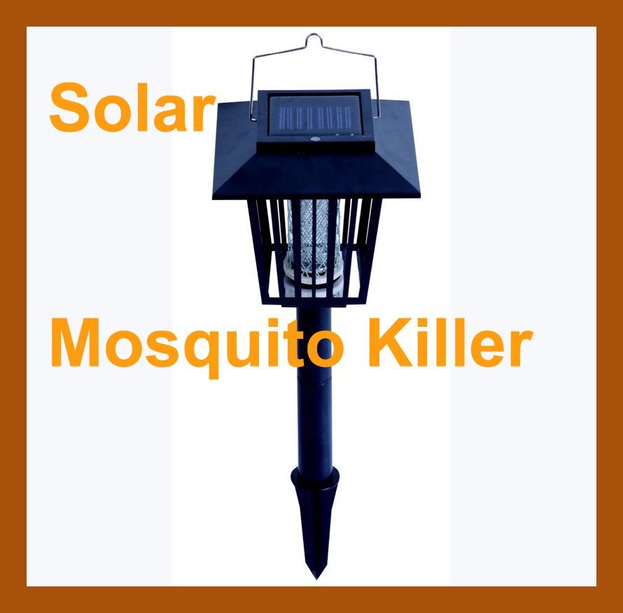 Solar Mosquitoes Killer Lamp Lawn Bug Mosquito Pest Insect Killer