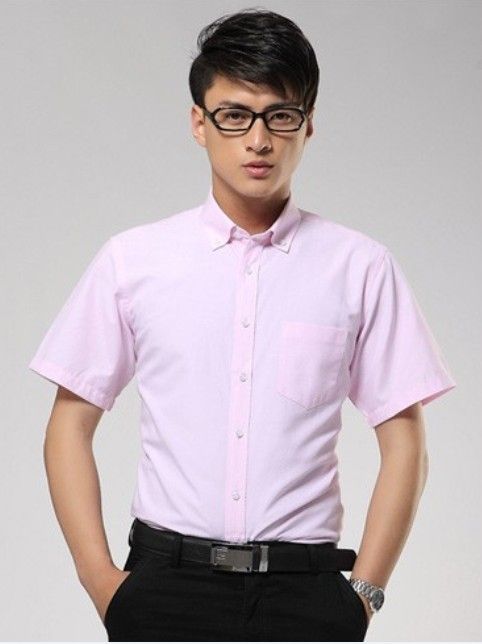 light-pink-oxford-men-dress-shirt-short-