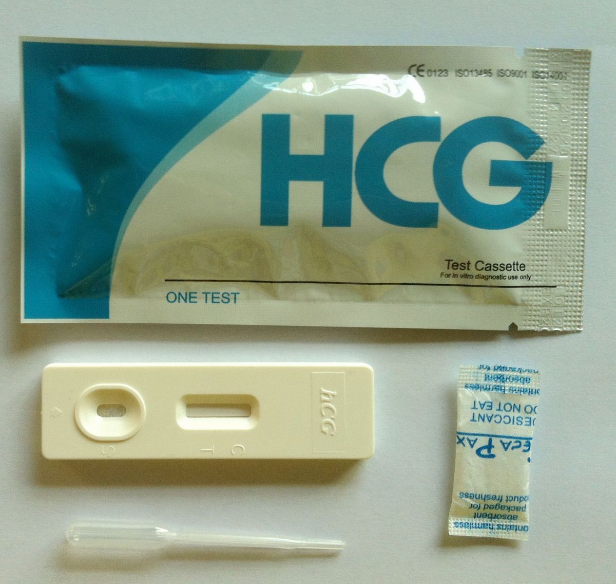Hcg Urine 10miu/Ml One Step Test Kits Pregnancy Test Cassette With