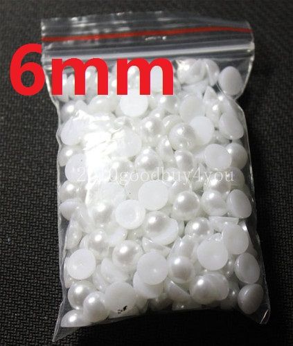 500pcs 6MM White color Half Round Pearls Beads Flatback Scrapbooking Embellishment Craft DIY 10 color You Can Choose
500pcs 6MM White color Half Round Pearls Beads Flatback Scrapbooking Embellishment Craft DIY 10 color You Can Choose