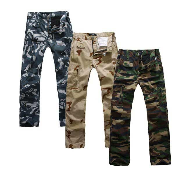 blue cargo camo pants