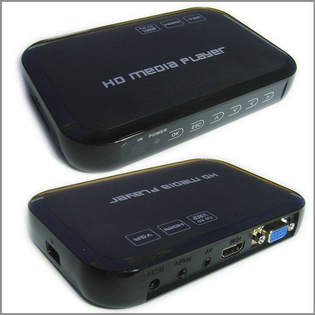 1080p Full Hdd Multimedia Player Support Blueray Hdmi, Vga, Mkv Hdd Usb