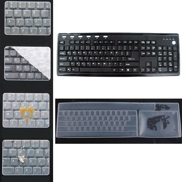 Universal Desktop Keyboard Cover Skin Protector Protective Film For