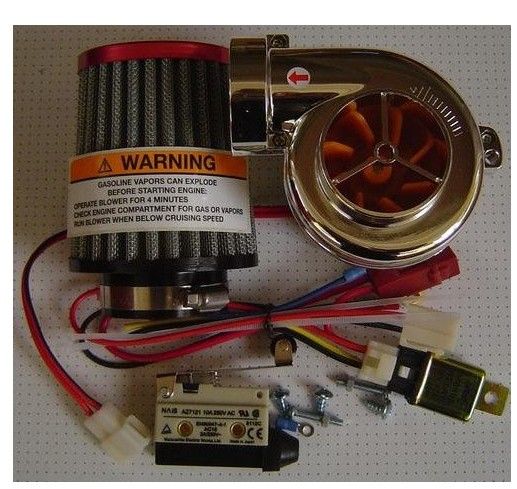 mini turbocharger for motorcycle