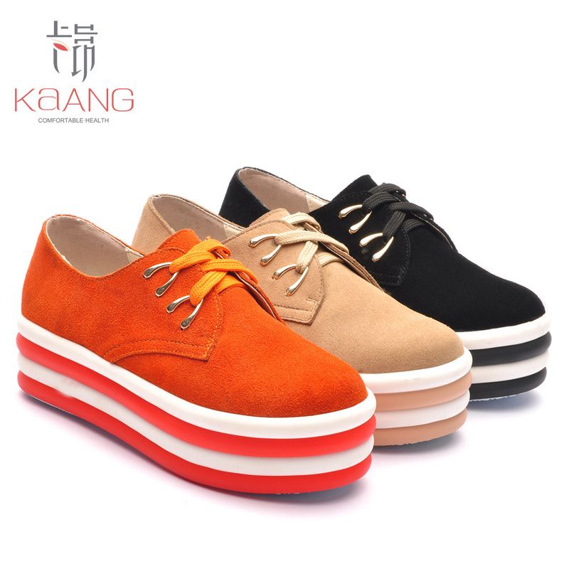 2012 Platform Sandals Orange Wedge Sandals Flat Sandals Kaang Women