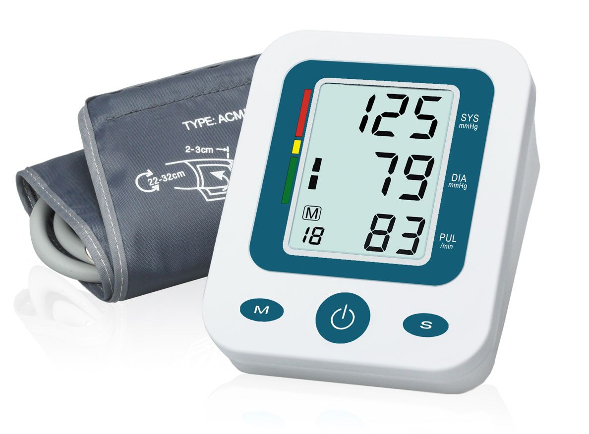 Fully Automatic Digital Upper Arm Blood Pressure And Pulse Monitor