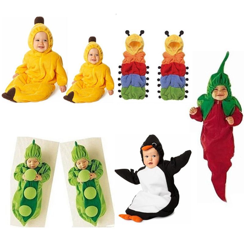 5 StylesNewborn Baby Sleeping Bag Caterpillar Pea Banana Pengiun