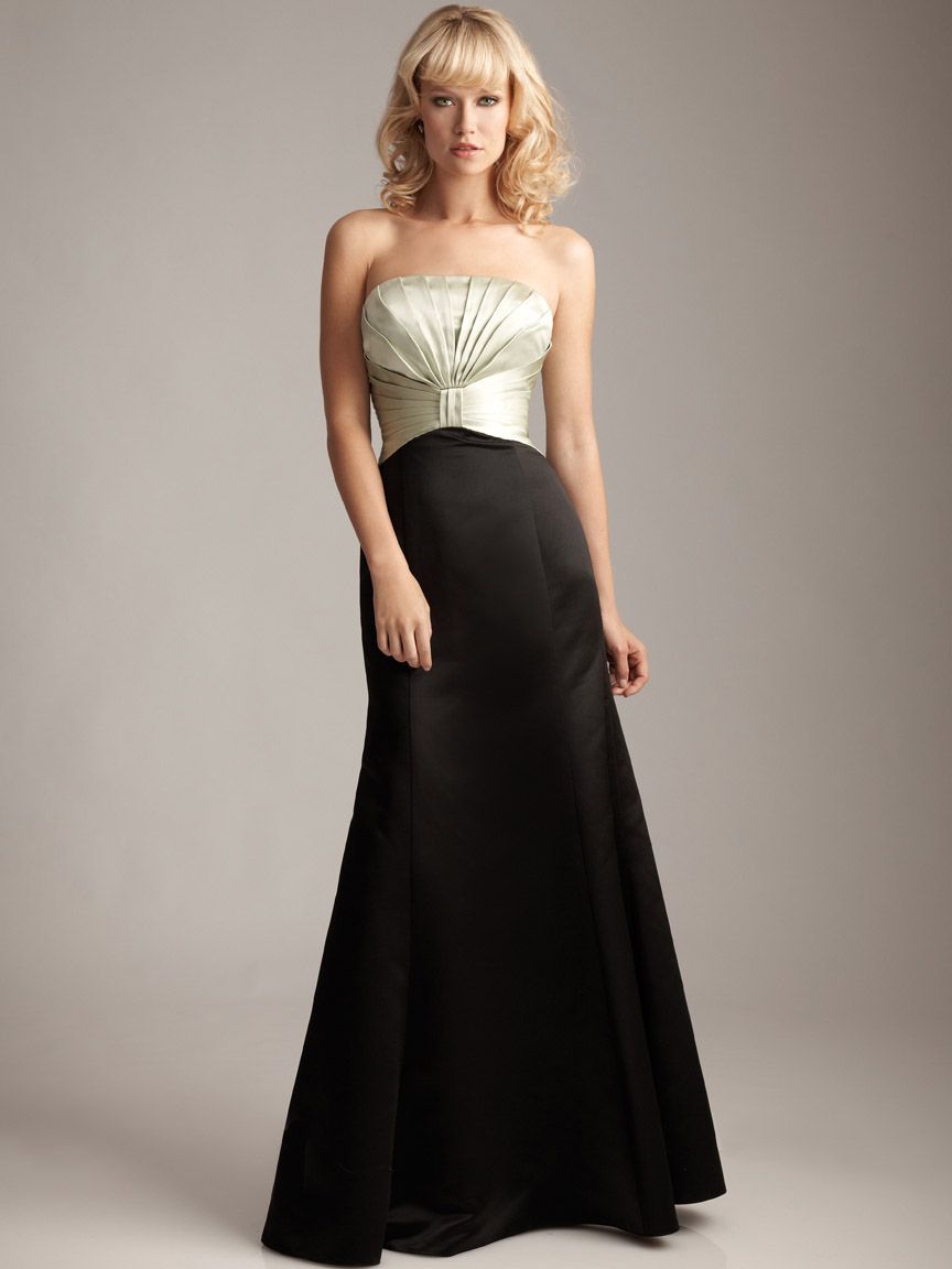 Black and Gold Bridesmaid Dresses