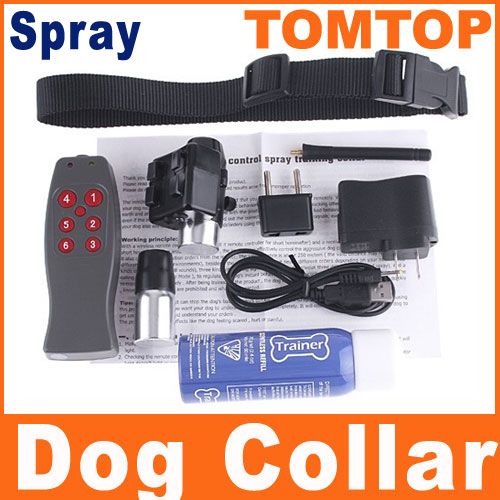 250M Spray Remote Control Dog Training Collar Anti-Bark ...
