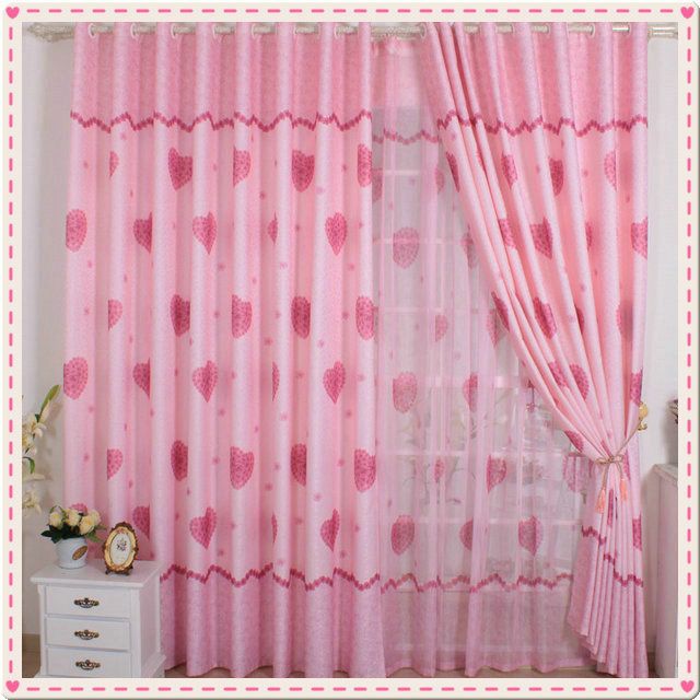 pink curtain