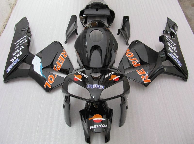 black REPSOL Injection mold ABS Fairings for HONDA CBR600RR 2005 2006 CBR 600RR CBR600 F5 05 06, Multi-color
black REPSOL Injection mold ABS Fairings for HONDA CBR600RR 2005 2006 CBR 600RR CBR600 F5 05 06, Multi-color