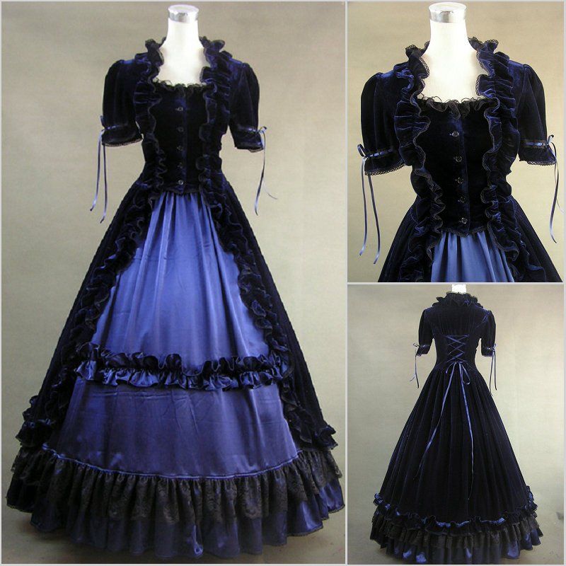 Vintage gothic wedding dresses