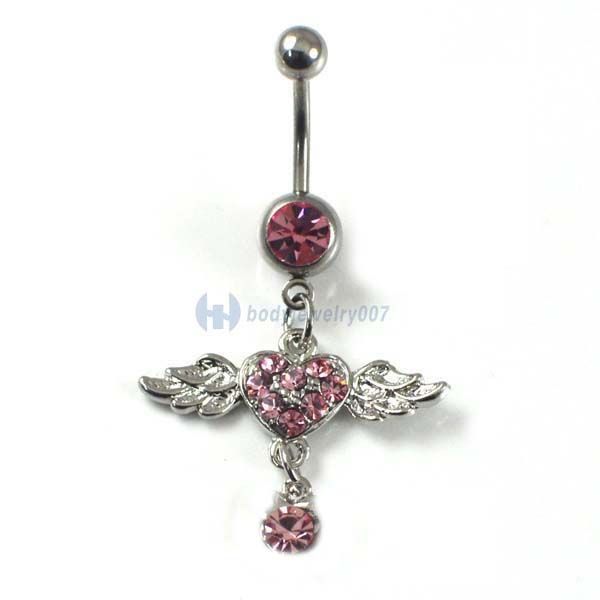 2017 Surgical Body Piercing Jewelry Belly Button Dangle Navel Belly