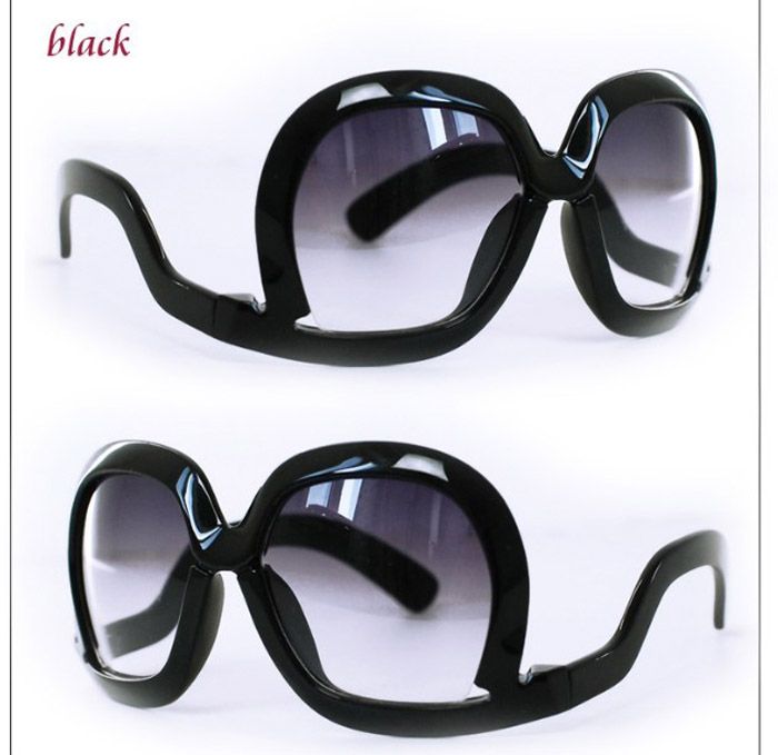 Women' Newest Upside Down Wearing Sunglasses Big Frame Fashion Summer