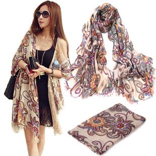 mix color pendant necklace scarves women's novelty scarf wraps