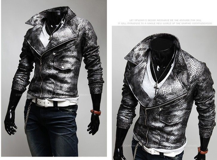 Multiple Neckline Fashion Jackets High Collar Hoodies mens Jackets #MS097